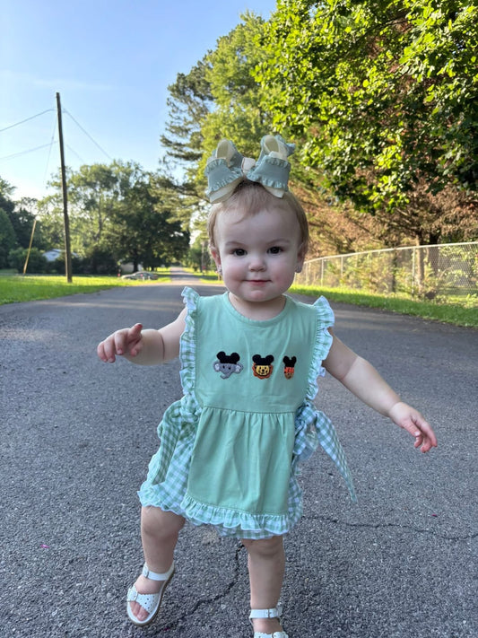 Carson and Friends Safari Hand Embroidered Bloomer Set