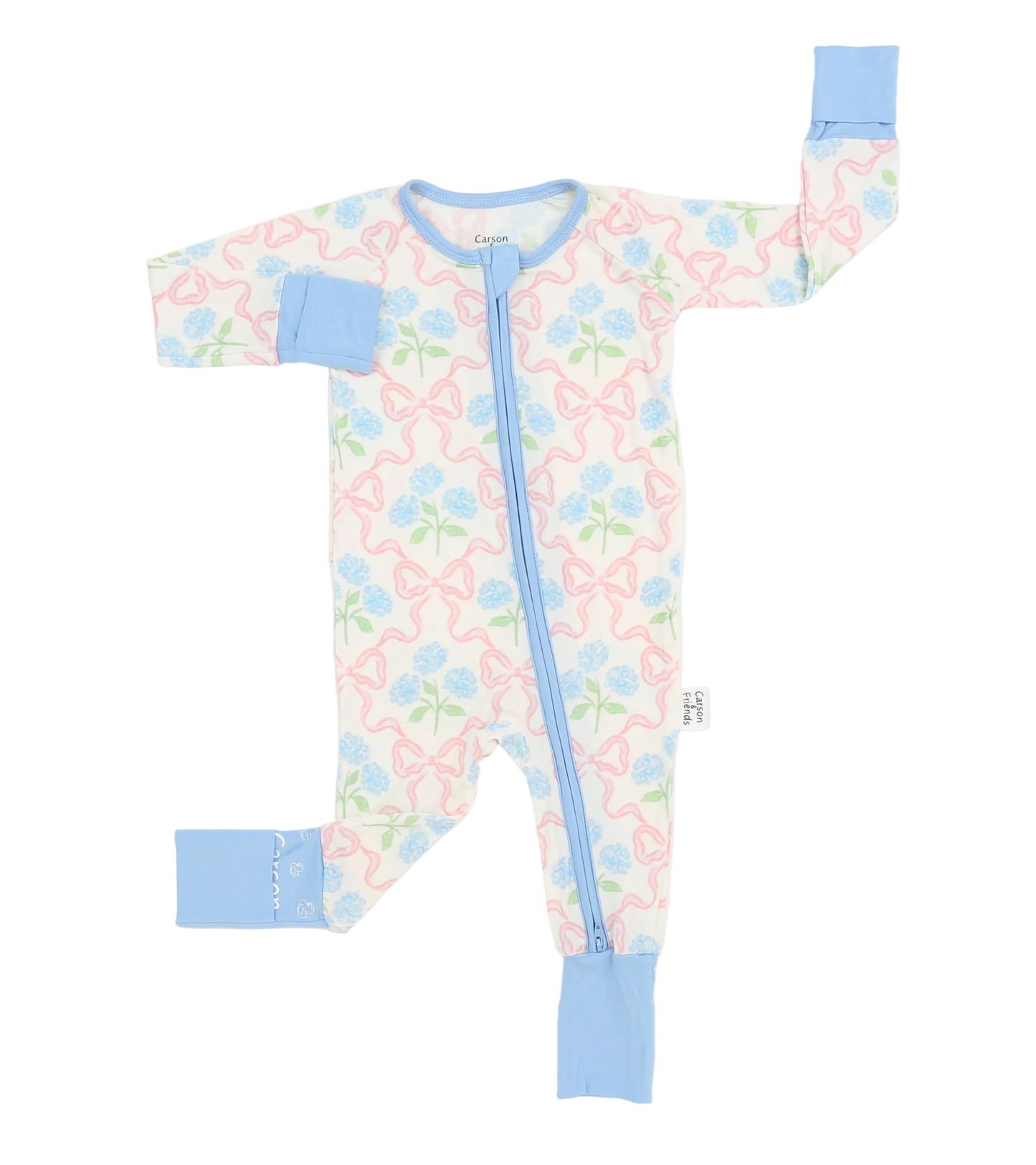 Carson and Friends Hydrangea Bow Trellis Bamboo Viscose Zippy