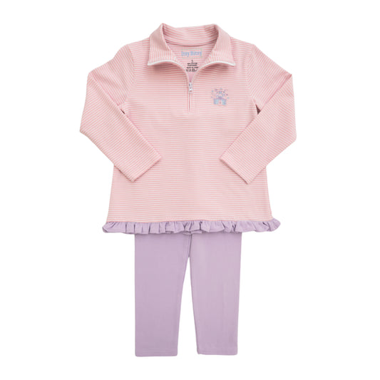 Itsy Bitsy Castle 1/4 Zip Pullover Set