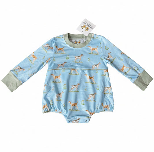 Carson and Friends Hunting Dogs Long Sleeve Bubble
