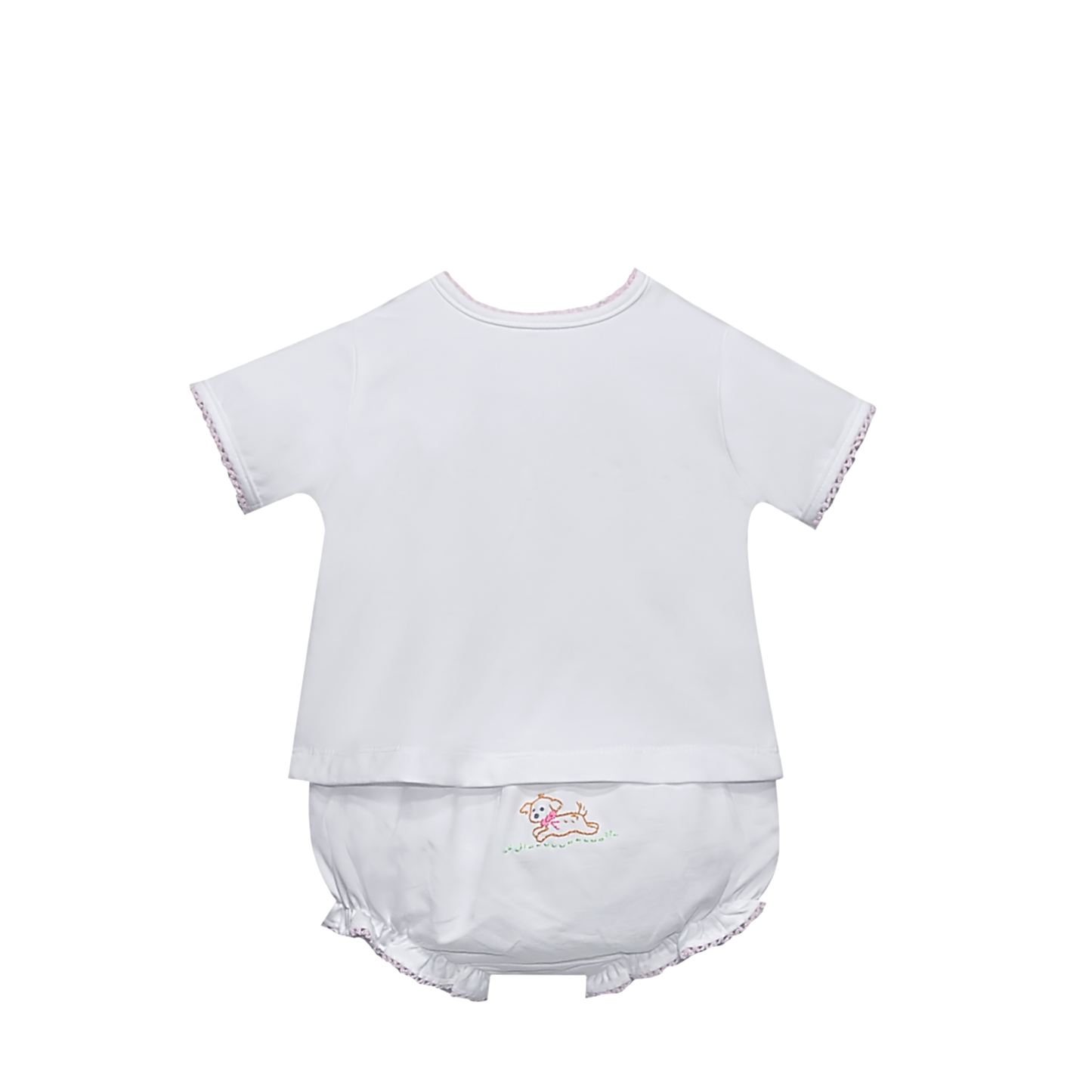 Baby Sen Brennan Diaper Set- Pink Puppy