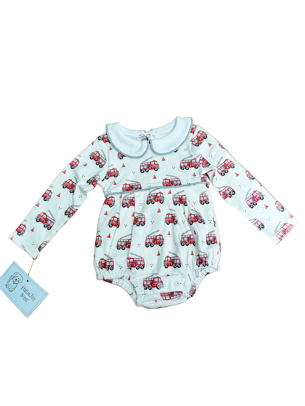 Millie Jay Jayden Boys Bubble-Firetrucks