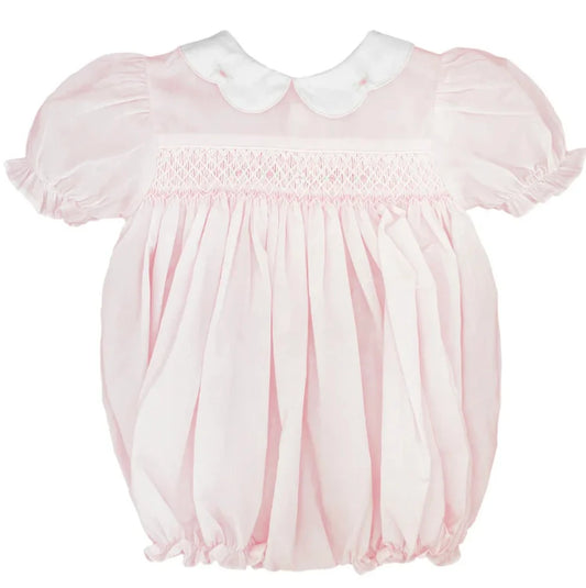 Petit Ami Pink Heirloom Bubble and Bonnet