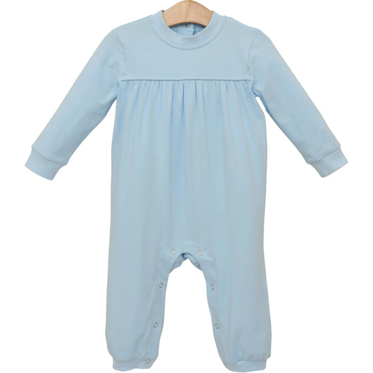 Jellybean Andy Romper- Light Blue