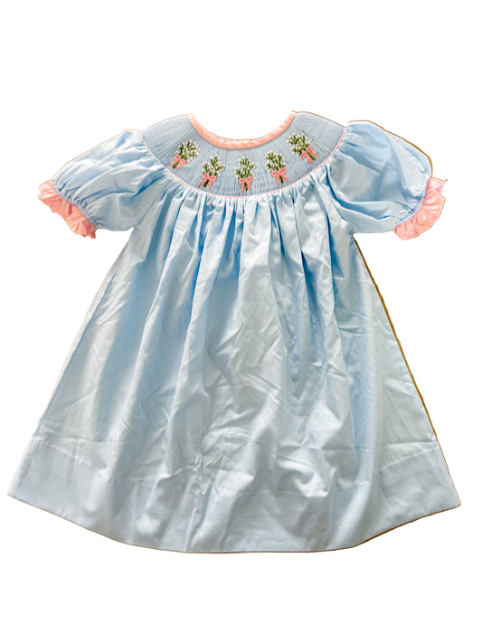 Carson and Friends Spring Bouquet Smocked Dress
