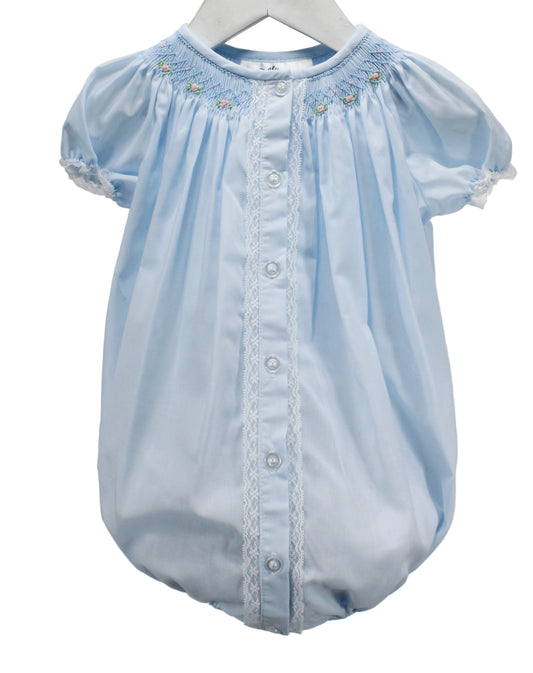 Baby Blessings Geometric Flowers Sophia Bubble- Blue