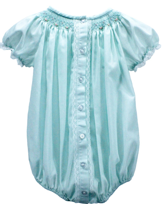 Baby Blessings Geometric Flowers Sophia Bubble-  Mint