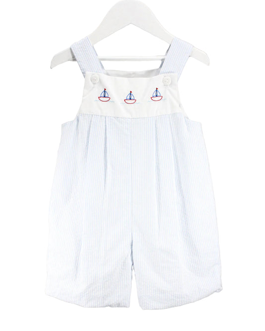 Baby Blessings Sailboat Blue Benjamin Overall