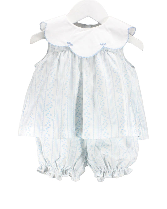 Baby Blessings Scalloped Blue Aria Set