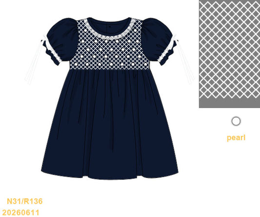 PREORDER ETA OCTOBER- Carson and Friends Velvet and Pearls Dress