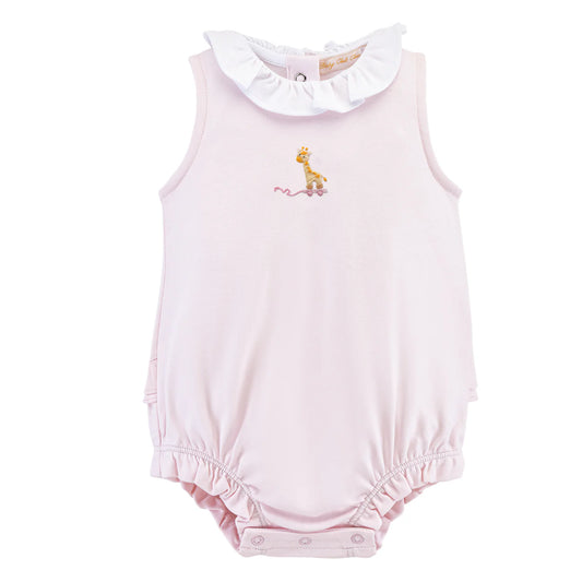 Baby Club Chic Tiny Giraffe Bubble- Pink