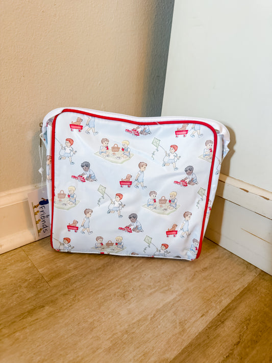 Carson and Friends Zipper Pouch- Boys Playtime