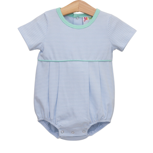 Lucas Bubble Light Blue Stripe and Mint