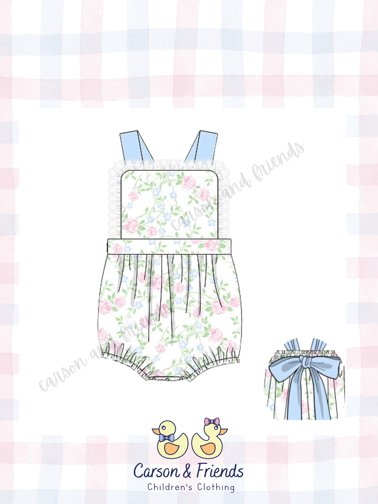 Pre-Sale ETA April- Chintz Floral Sunsuit