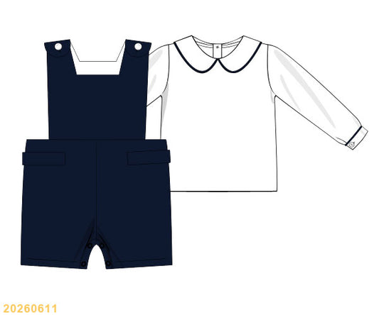 PRESALE ETA OCTOBER- Carson and Friends Navy Velvet Jon Jon