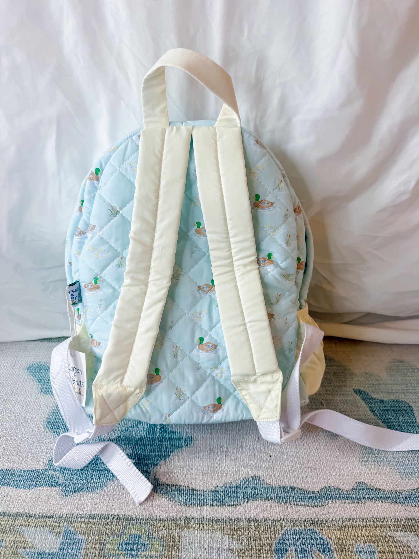 Carson and Friends Ducks on the Pond Smocked Backpack
