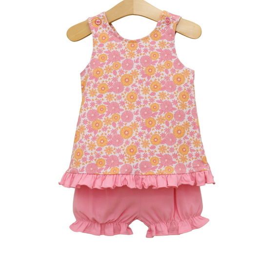 Jellybean By Smock Candy Pumpkin Petals Swing Back Bloomer Set