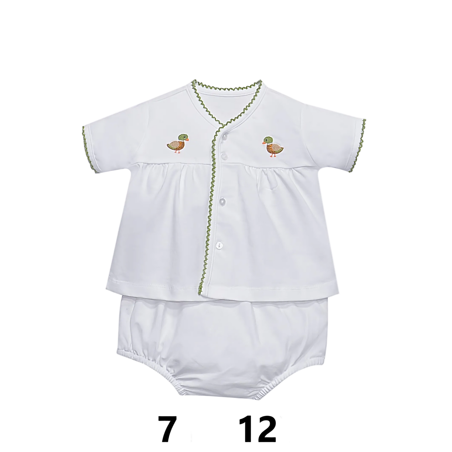 Baby Sen Brennan Diaper Set- Ducks