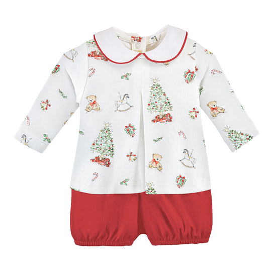 Baby Club Chic Christmas Tree Diaper Set