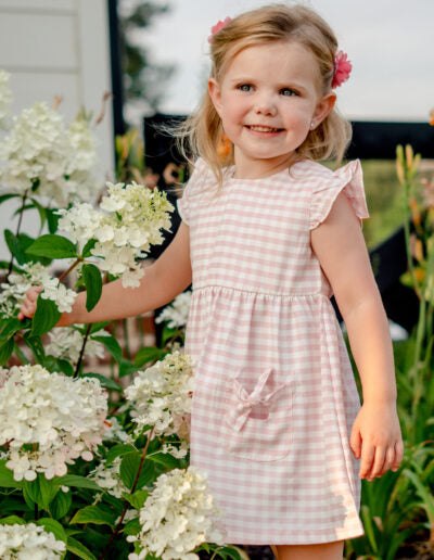 Harley Dress- Pink Gingham