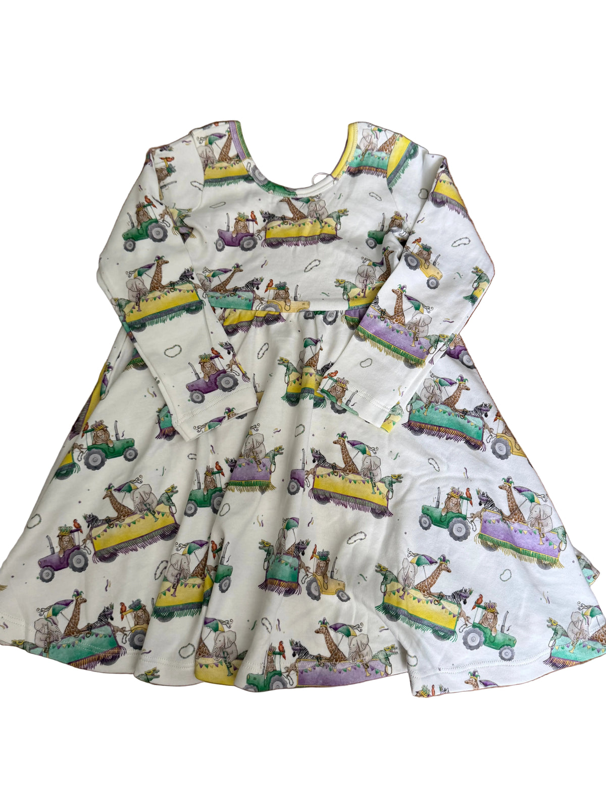Nola Tawk Krewe Zoo-d It! Organic Cotton Dress
