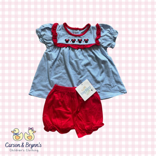 Itsy Bitsy Mouse Bloomer Set