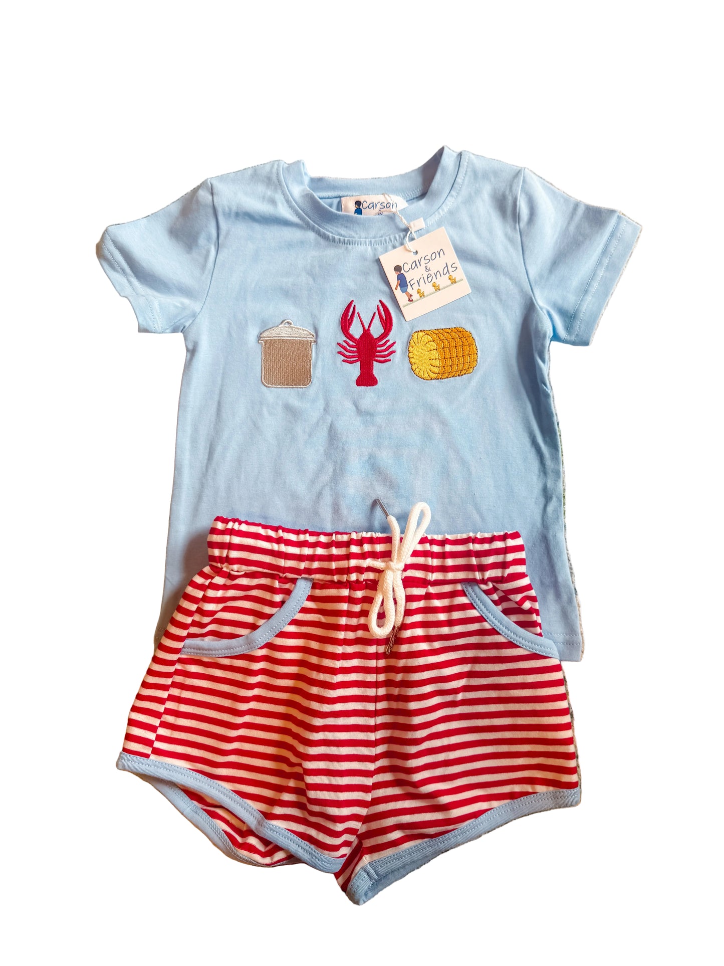 Carson and Friends Crawfish Boil Short Set