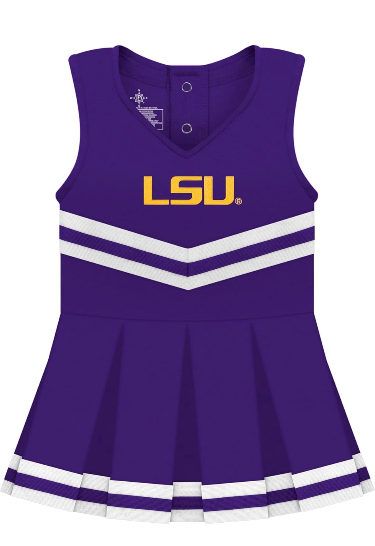 Creative Knitwear LSU Cheer Bodysuit Dress