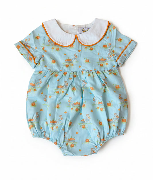 Carson and Friends Pumpkin Patch Bubble- Blue