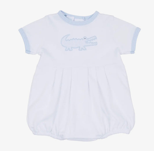 Magnolia Baby Gator Appliqué Bubble