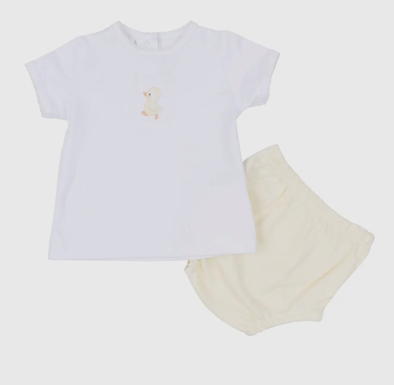Magnolia Baby Downy Ducklings Embroidered Diaper Set