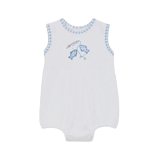 Magnolia Baby Gone Fishing Appliqué Bubble