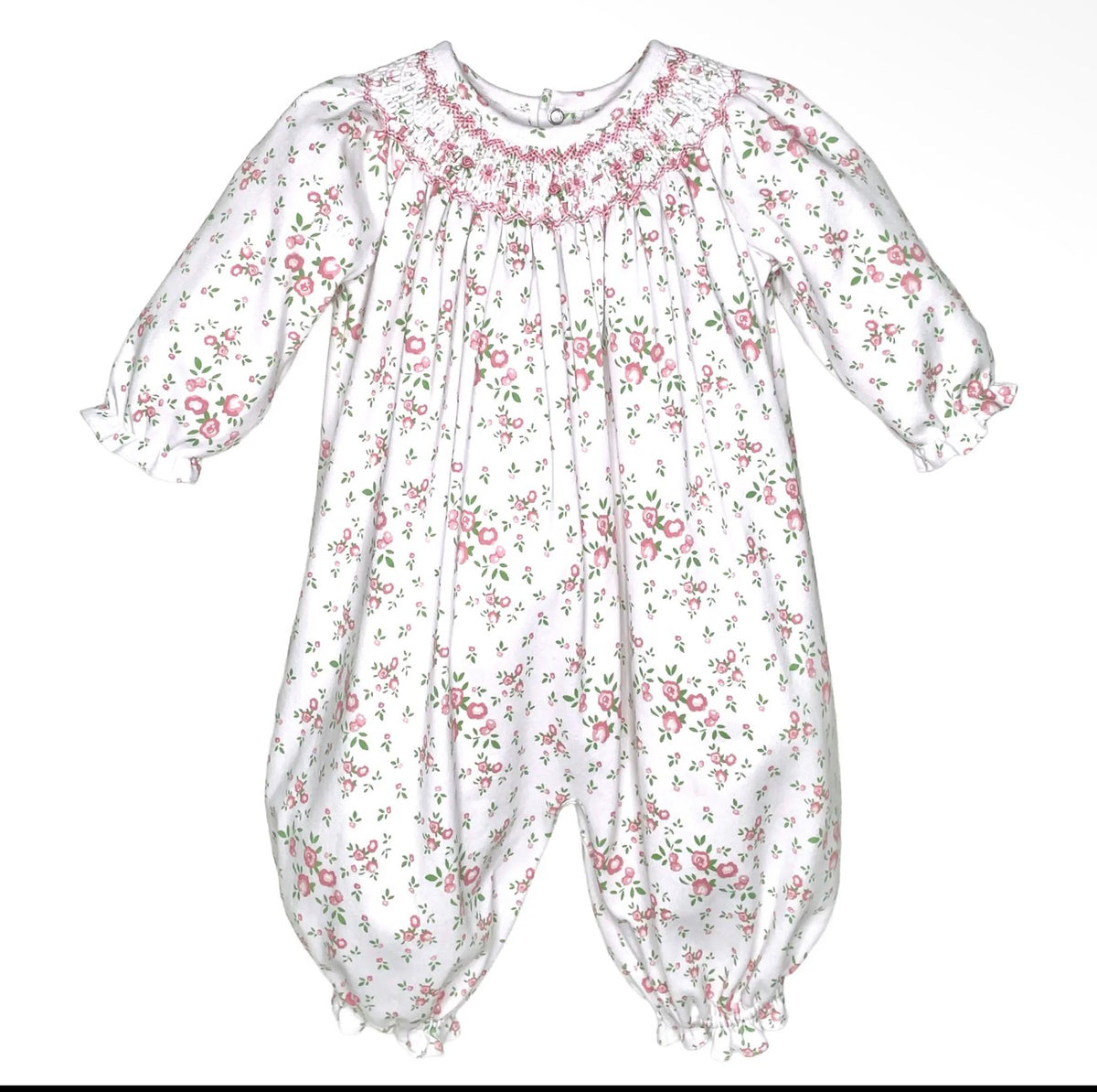 Petit Ami Floral Knit Long Romper