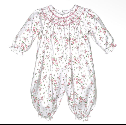 Petit Ami Floral Knit Long Romper