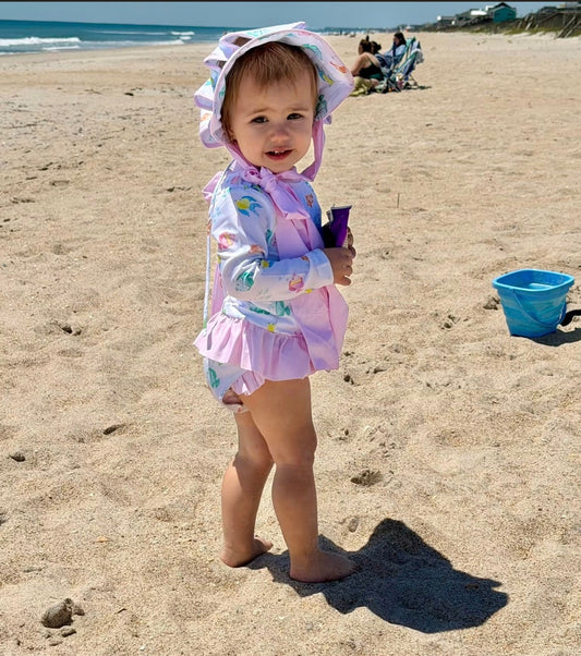 Carson and Friends Girls Fishy Two Piece Swim