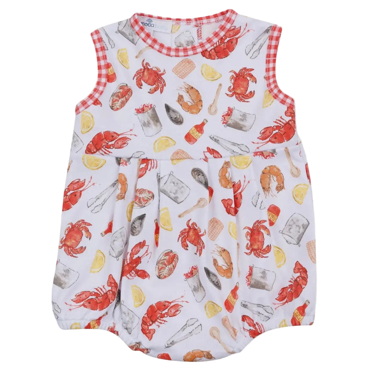 Magnolia Baby Crawfish Season Sleeveless Bubble