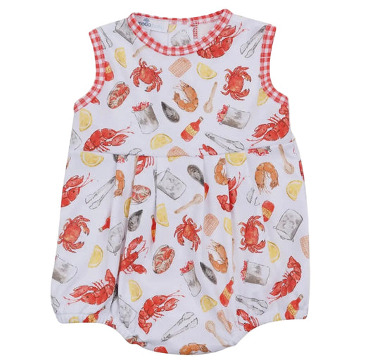 Magnolia Baby Crawfish Season Sleeveless Bubble