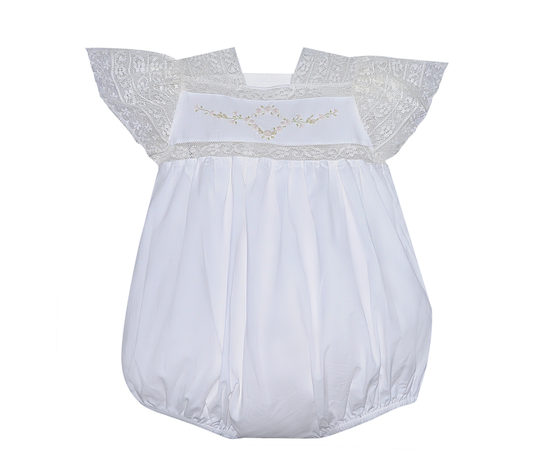 Phoenix and Ren Mary Frances Girl Bubble- White