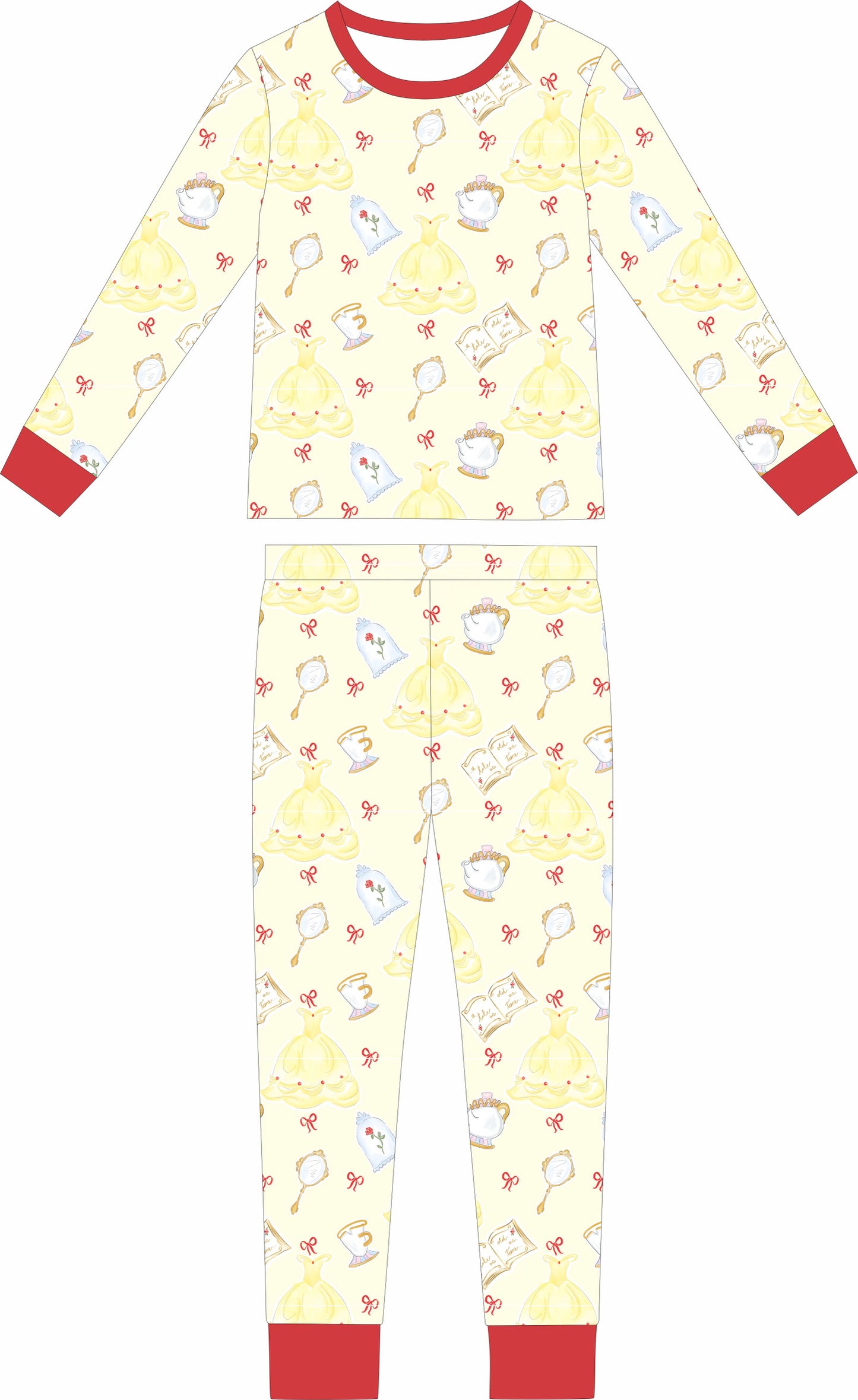 PREORDER ETA SEPTEMBER- Bamboo Viscose Pajama Set- Tale as Old as Time