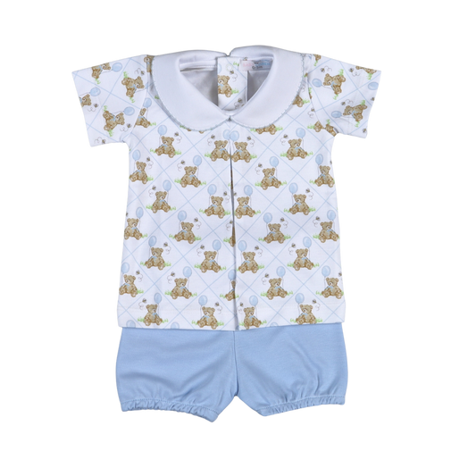 Baby Loren Teddy Bear Diaper Cover Set