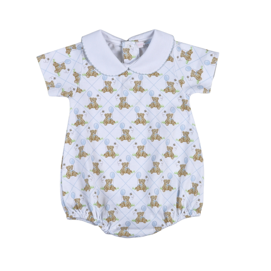 Baby Loren Teddy Bear Blue Bubble