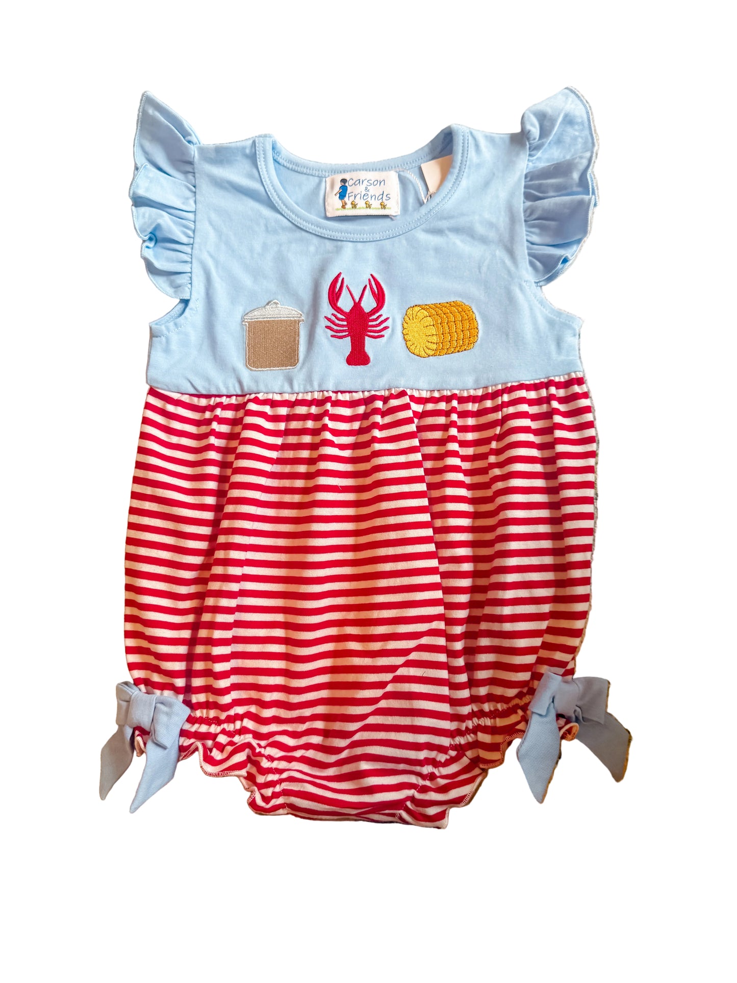 Carson and Friends Crawfish Boil Girl Bubble