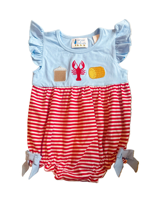 Carson and Friends Crawfish Boil Girl Bubble