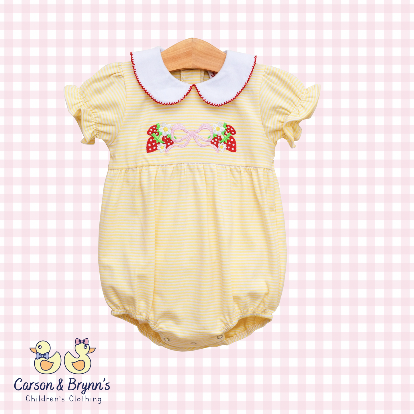 Strawberry and Bow Charlotte Bubble