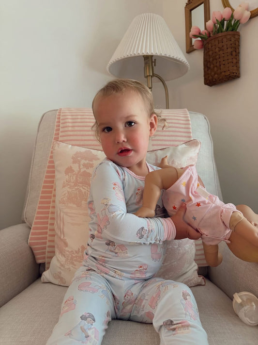 Carson and Friends Bamboo Viscose Pajama Set- Girl’s Playtime
