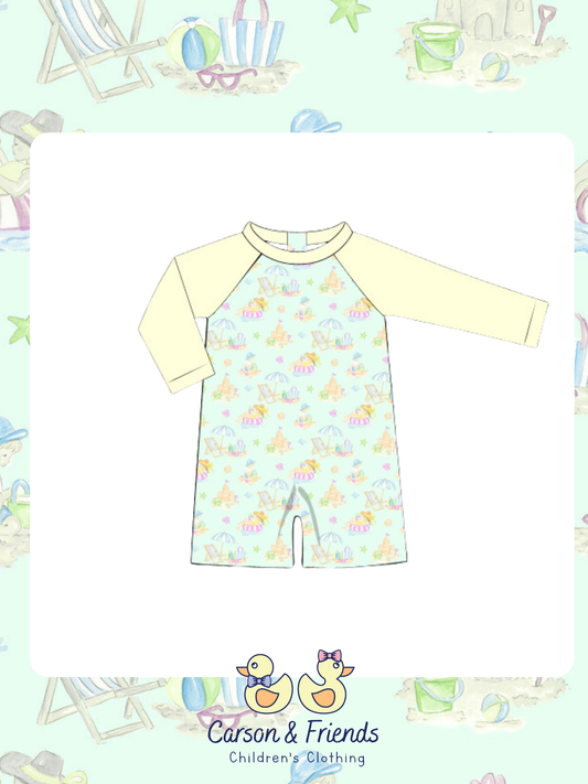 PRESALE- Beach Days Swim Boys Rashguard