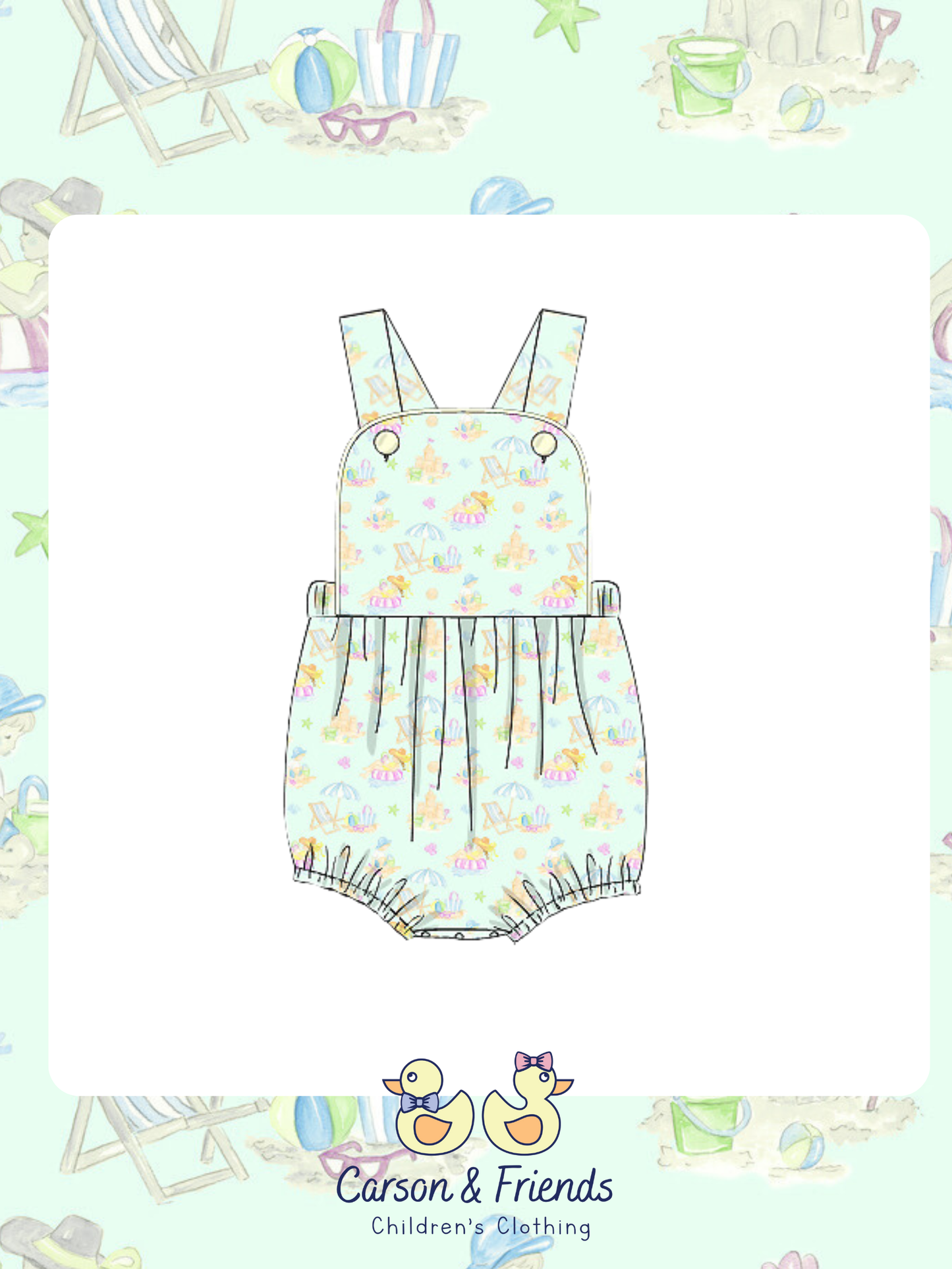 PRESALE- Beach Days Boys Bubble