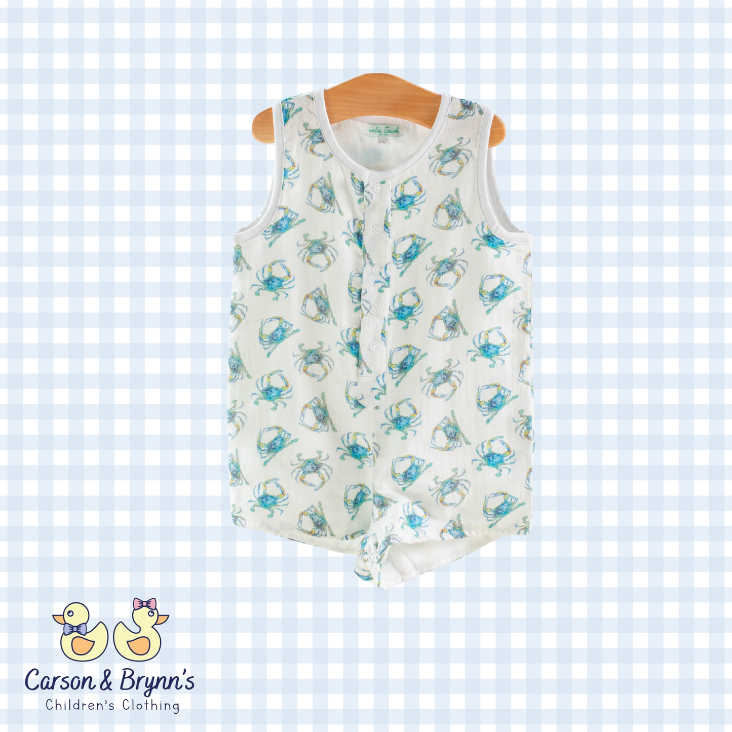 Catching Crabs Organic Muslin Shortall