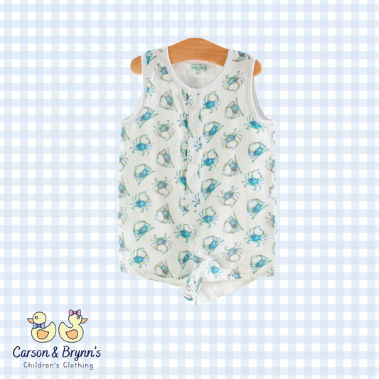 Catching Crabs Organic Muslin Shortall