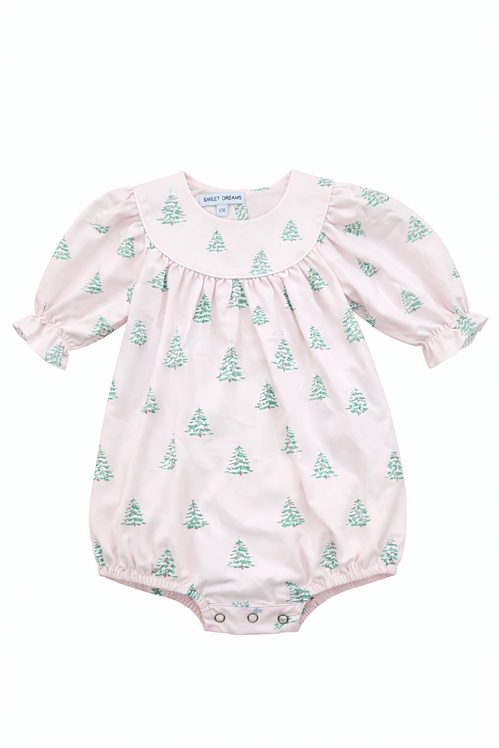 Sweet Dreams Pink Trees Print Bubble